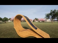 Remote Control Waterproof Outdoor 8 Watt Movable Solar LED Garden Light