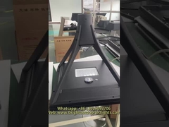 Die-cast aluminum solar garden light, waterproof IP65, new style diamond design.