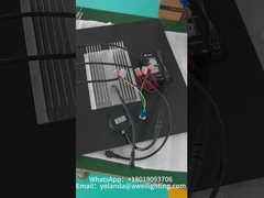 Solar powered courtyard lights installed and ready for shipment!