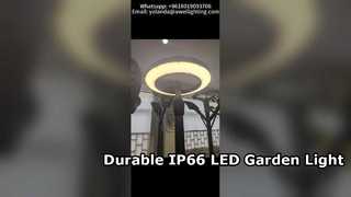 30W-100W Post Top Mains-powered Garden Light Waterproof IP66 And IK10 With 5 Years' Warranty.’