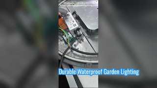 Die-casting Aluminum Waterproof IP66 Led Garden Light With 5 Years' Warranty.