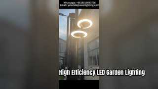 30W-60W IP66 IK10 Double-head Led Garden Light With 160lm/w Used In Streets.