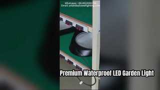 Waterproof IP65 Led Courtyard Light With 5 Years' Warranty Used In Gardens.