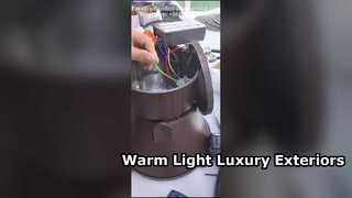 60W Dark Brown Flood Light: 3000K Warm White with ADC12 Die-cast Housing.