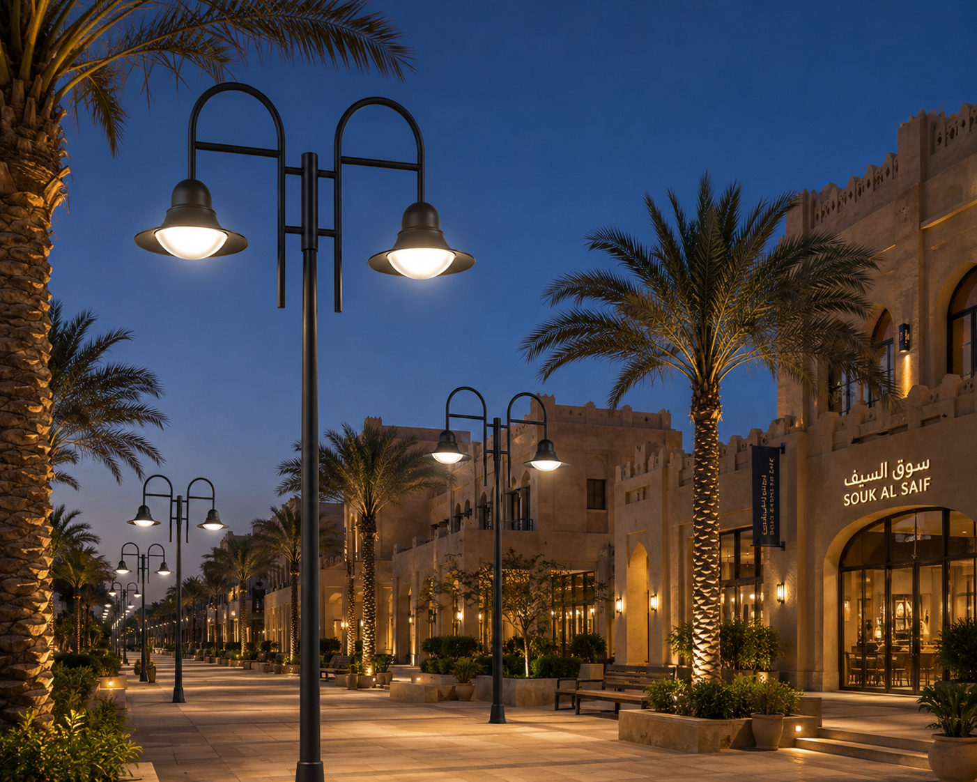 Latest company blogs about How Can LED Post Top Lights Deliver Reliable Municipal Lighting in Saudi Arabia’s Harsh Climate?