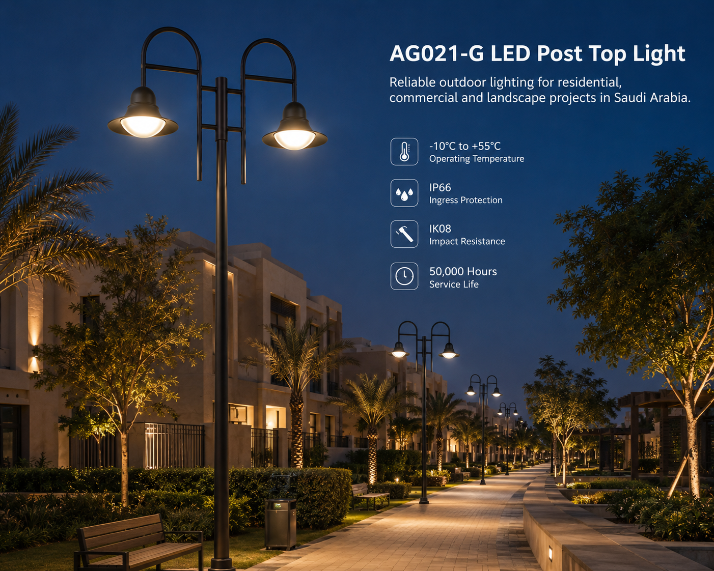Latest company blogs about Why Do Saudi Outdoor Lighting Projects Prioritize Long-Term Reliability from Residential Communities to Commercial Parks?
