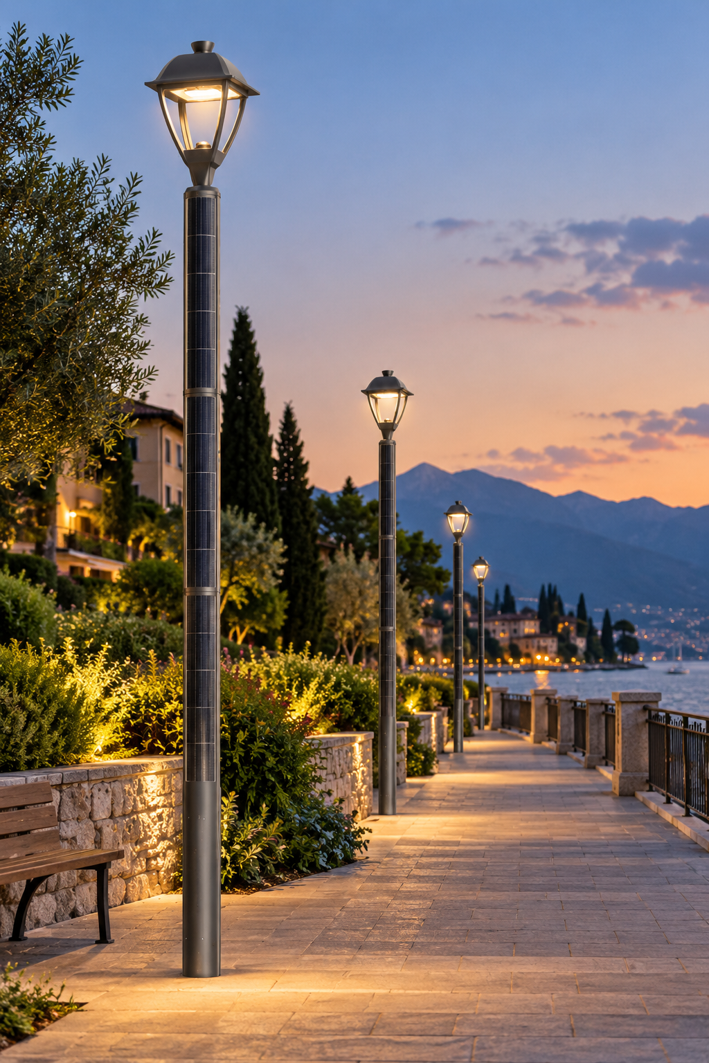 Latest company blogs about Reducing Dependence on Grid Connections: Solar Garden Lighting for Pedestrian and Landscape Areas in Italy.