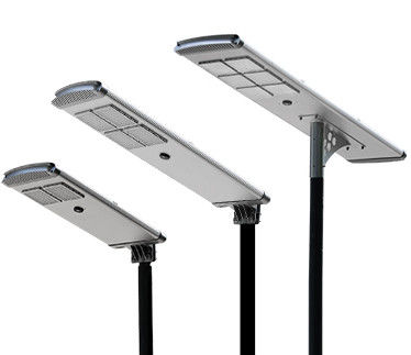 30W-120W  Die-casting Aluminum Solar Dusk To Dawn Street Light 170LM/W High Efficiency IP65 For Roads And Streets