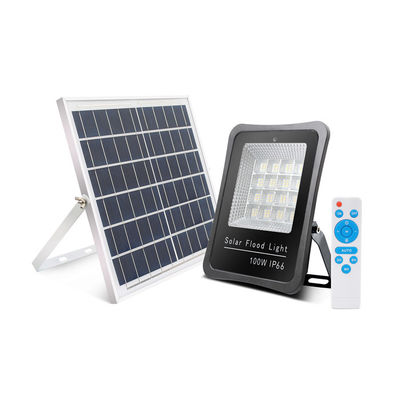 Buy 100W Solar Powered IP65 Solar Led Outdoor Flood Light High Power Long Lifespan Used In Factory And Outdoor Areas online manufacture