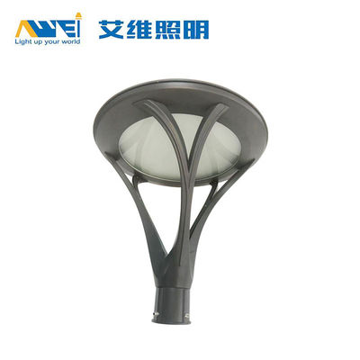 Aluminum IP65 30W-110W Dark Bronze LED Garden Post Light Fixtures 6500K for Parks.