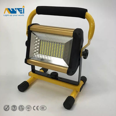 Portable 50W Exterior LED Flood Lights Rechargeable Industrial Flood Light