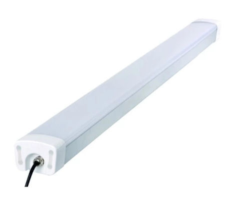 Supermarket Waterproof LED Batten Light AC85 - 265V Input Voltage 0.9 PF