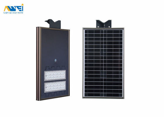 IP67 All In One Solar LED Street Light 30W Lithium Battery 12V 15AH AW-SOST005 For Street Lighting